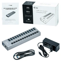 I-tec USB 3.0 Charging HUB 13 Port USB-Kombi-Hub Grau I-tec USB 3.0 Charging HUB 13 Port USB-Kombi-Hub Grau
