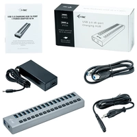 I-tec USB 3.0 Charging HUB 16 Port USB-Kombi-Hub Grau I-tec USB 3.0 Charging HUB 16 Port USB-Kombi-Hub Grau