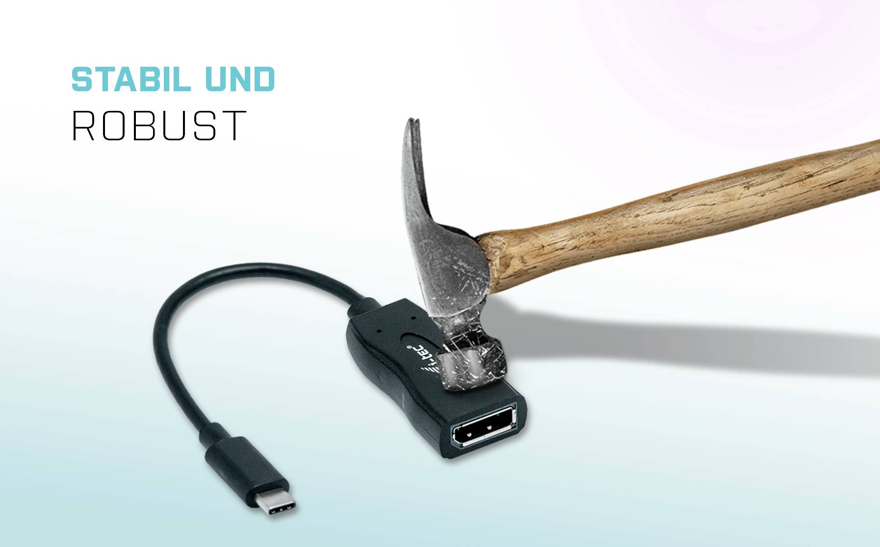 I-tec USB Adapter [1x USB-C® - 1x DisplayPort] USB C DP 4K 60Hz Adapter 0.15m