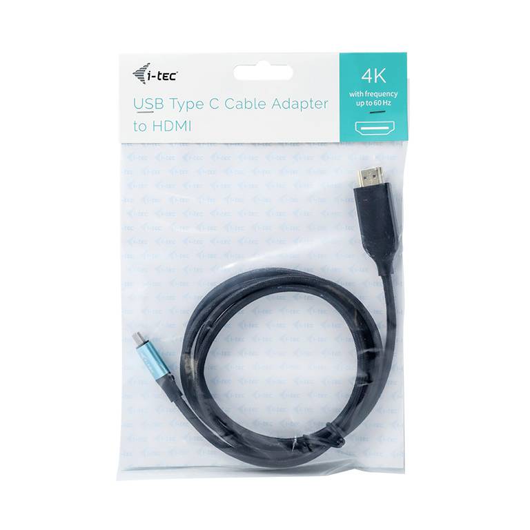 I-tec Anschlusskabel USB-C® Stecker, HDMI-A Stecker 2m Schwarz C31CBLHDMI60HZ2M USB-C®-Displaykabel