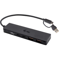 I-tec USB-C Metal HUB 2xUSB 3.0 2xUSB-C USB-Kombi-Hub Schwarz I-tec USB-C Metal HUB 2xUSB 3.0 2xUSB-C USB-Kombi-Hub Schwarz