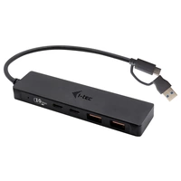 I-tec USB-C Metal HUB 2xUSB 3.0 2xUSB-C USB-Kombi-Hub Schwarz I-tec USB-C Metal HUB 2xUSB 3.0 2xUSB-C USB-Kombi-Hub Schwarz