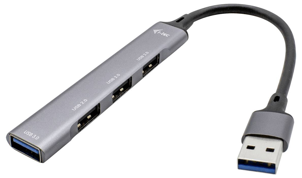 I-tec USB 3.0 Metal HUB 4 Port passive USB-Kombi-Hub