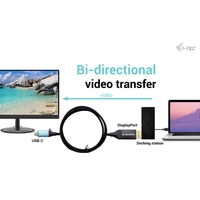 I-tec Anschlusskabel USB-C® Stecker, DisplayPort Stecker 1.5m Schwarz C31CBLDP8KBIDIR USB-C®-Displaykabel I-tec Anschlusskabel USB-C® Stecker, DisplayPort Stecker 1.5m Schwarz C31CBLDP8KBIDIR USB-C®-Displaykabel