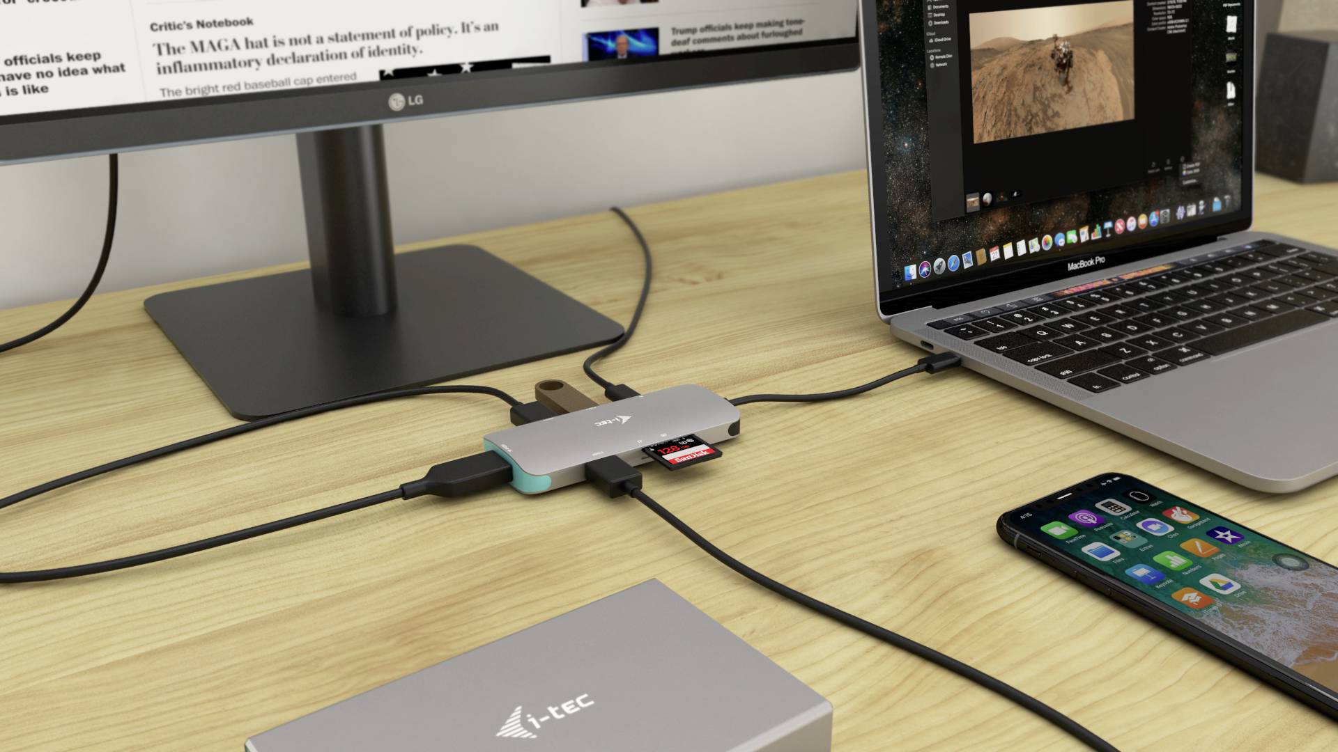 I-tec USB-C® Dockingstation USB C MetalNanoDock 4K HDMI+PD 60W