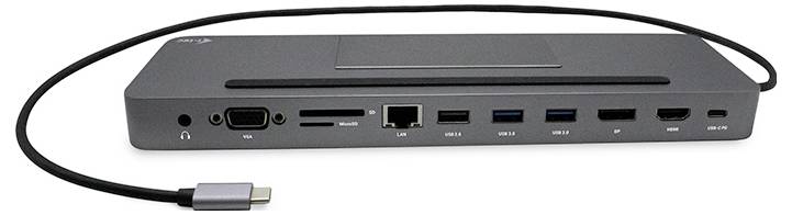I-tec USB-C® Dockingstation USB-C Metal Dock 3xDisplay+PD