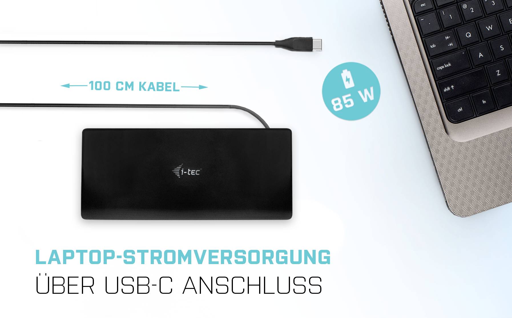 I-tec USB-C® Dockingstation USB-C Quattro Docking Station 85W