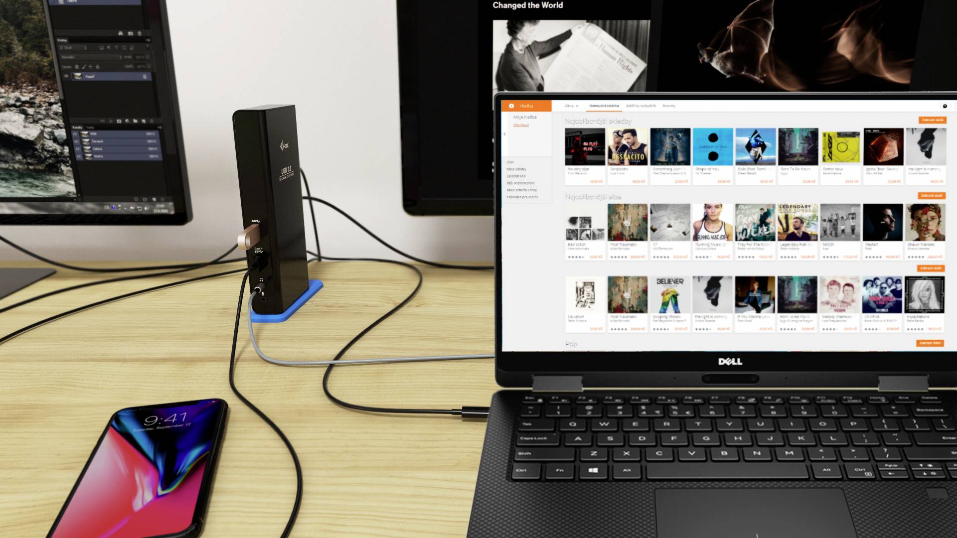 I-tec USB-C® Dockingstation USB 3.0 Dual HDMI Docking Station