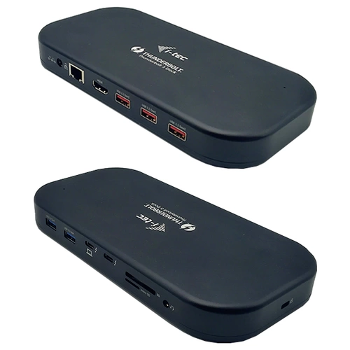 I-tec Thunderbolt 3/USB-C Dual 4K Dock PD 60W + Thunderbolt 3 Kabel+AC-Adapter Thunderbolt™ 3 Dockingstation I-tec Thunderbolt 3/USB-C Dual 4K Dock PD 60W + Thunderbolt 3 Kabel+AC-Adapter Thunderbolt™ 3 Dockingstation