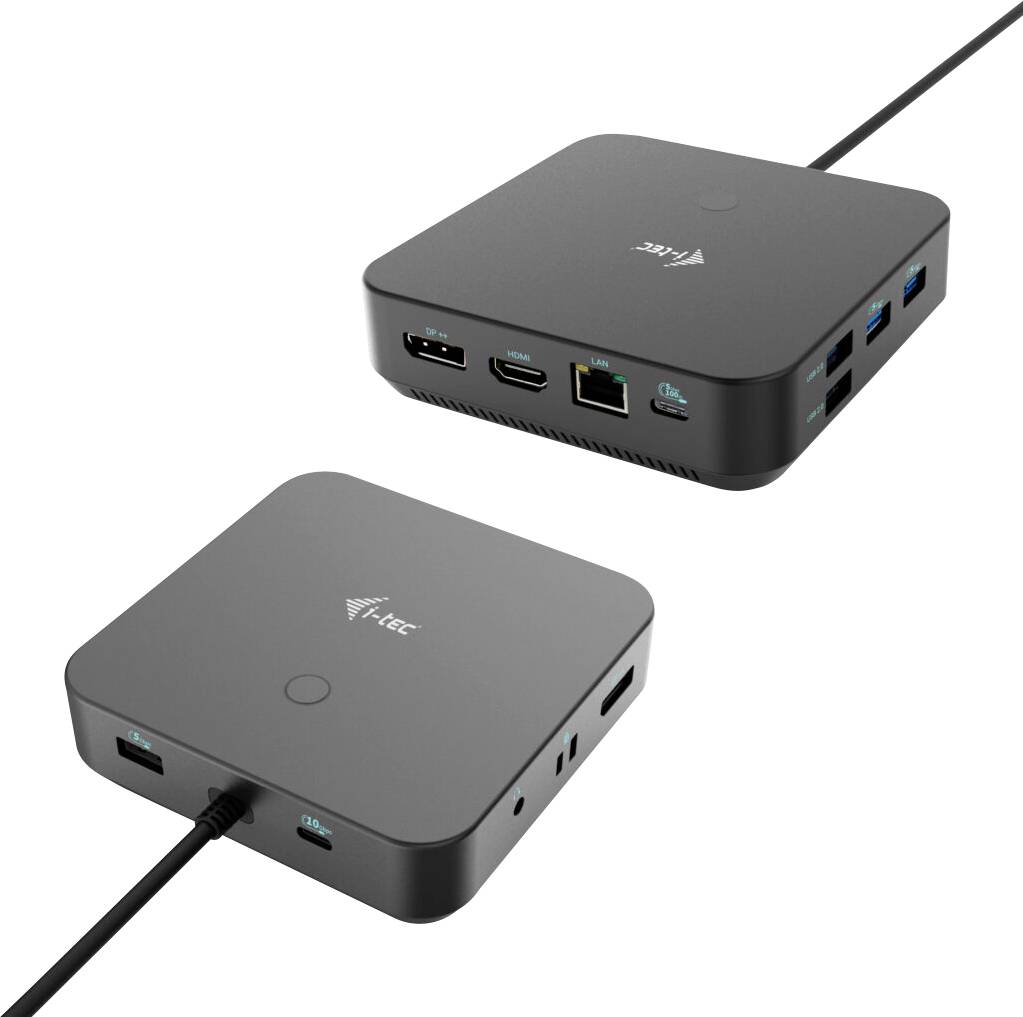 I-tec USB-C® Dockingstation USB-C HDMI Dual DP Docking Station with Power Delivery 100W USB-C® Power Delivery