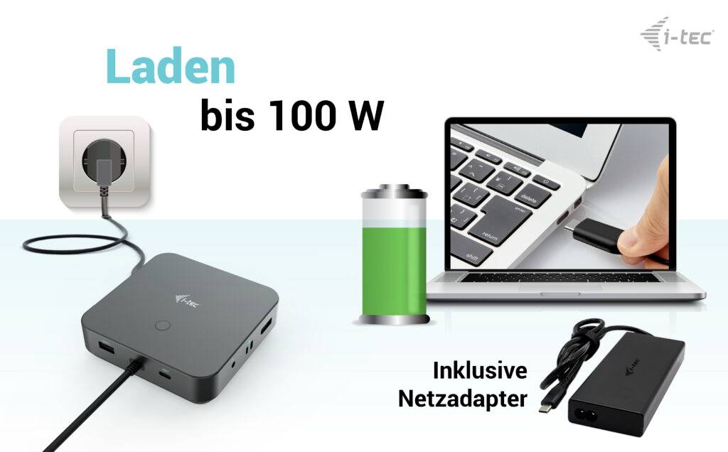 I-tec USB-C® Dockingstation USB-C HDMI Dual DP Docking Station