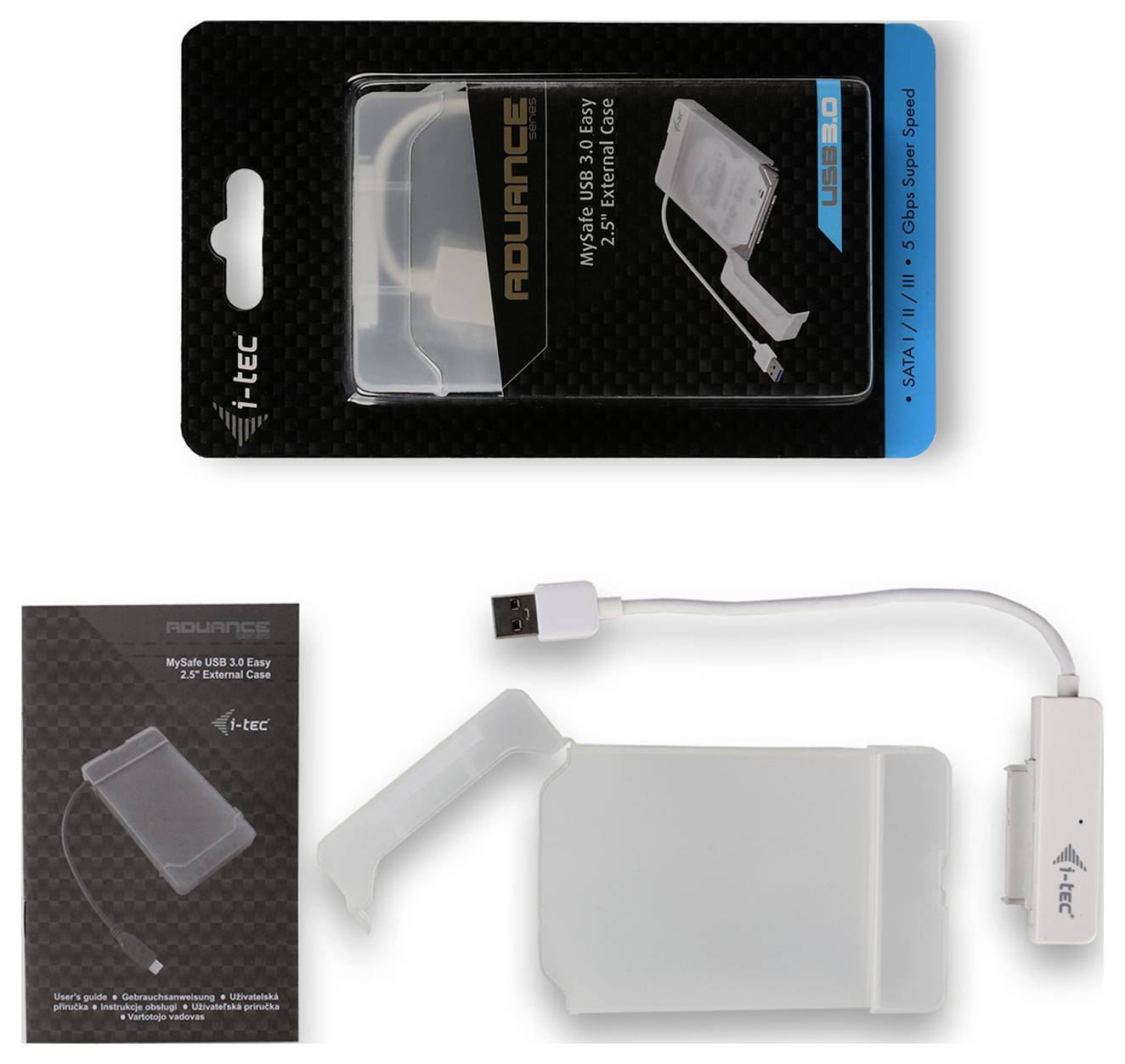 I-tec MYSAFEU314 SATA-Festplatten-Gehäuse USB