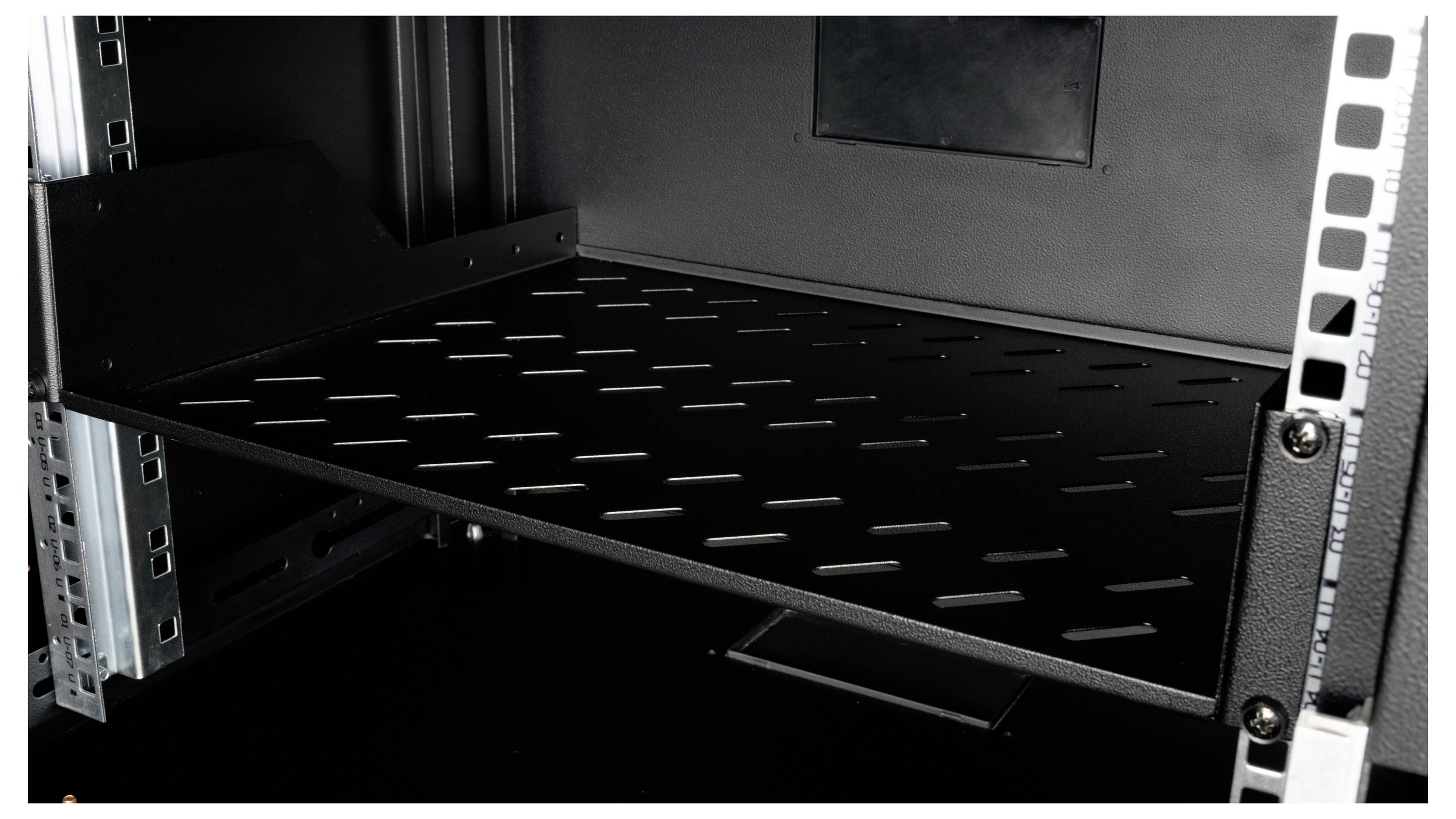 Roline 26.21.0021 19 Zoll Netzwerkschrank-Fachboden Schwarz