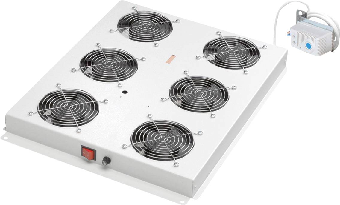 Roline 26.21.0274 19 Zoll Netzwerkschrank-Lüfter Grau