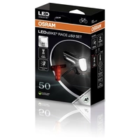 Osram Automotive Fahrradbeleuchtung Set RACE 50 SET LED akkubetrieben Schwarz Osram Automotive Fahrradbeleuchtung Set RACE 50 SET LED akkubetrieben Schwarz
