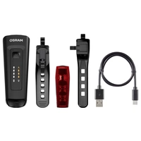 Osram Automotive Fahrradbeleuchtung Set RACE 80 SET LED akkubetrieben Schwarz Osram Automotive Fahrradbeleuchtung Set RACE 80 SET LED akkubetrieben Schwarz