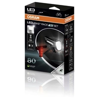 Osram Automotive Fahrradbeleuchtung Set RACE 80 SET LED akkubetrieben Schwarz Osram Automotive Fahrradbeleuchtung Set RACE 80 SET LED akkubetrieben Schwarz