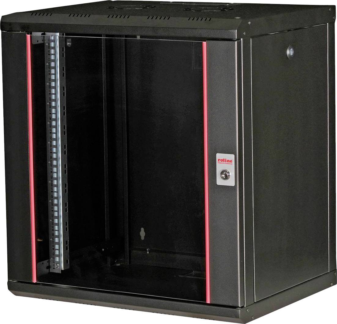 Roline 26.21.0174 19 Zoll Wandgehäuse (B x H x T) 450 x 640 x 600mm Schwarz