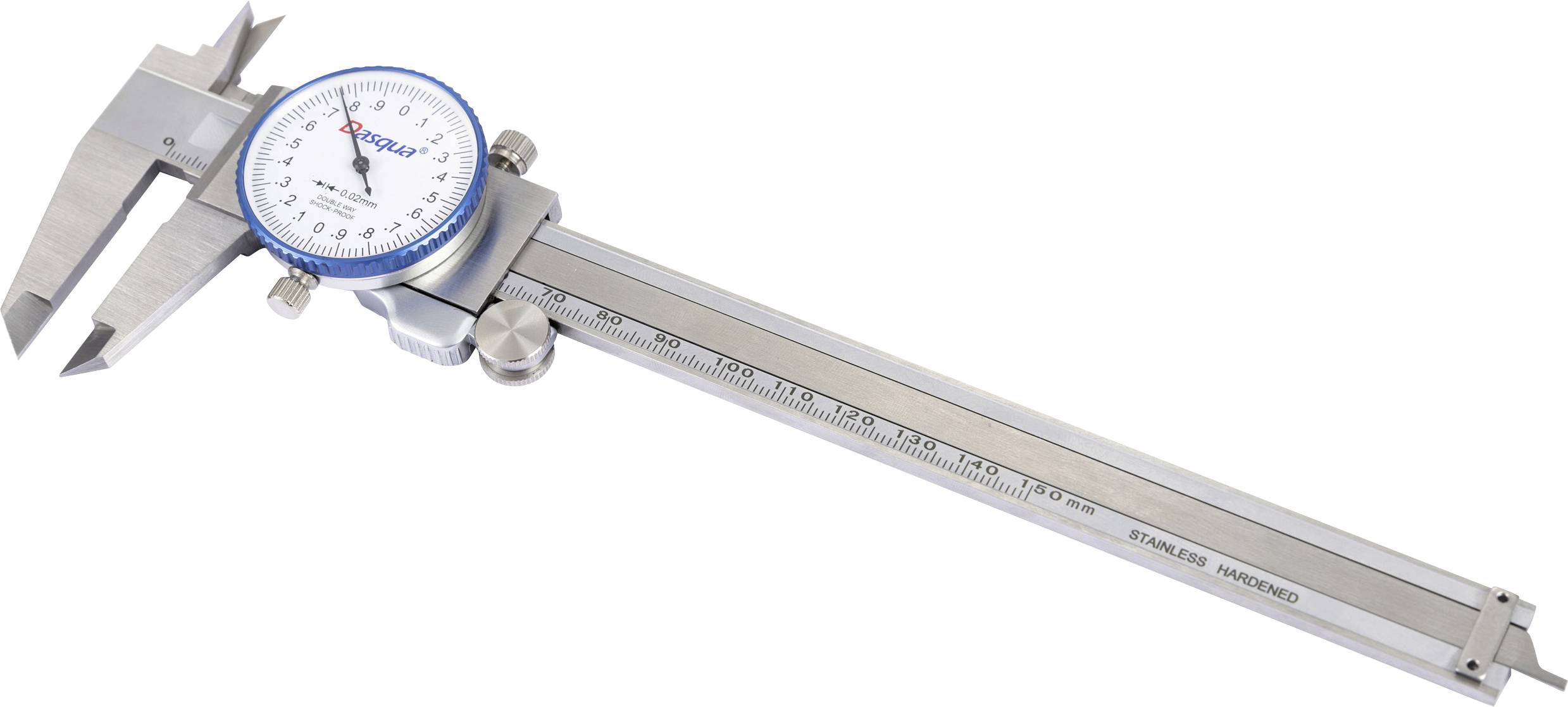 Dasqua DIN EN 862 1350-5005 Uhrenmessschieber 150 mm