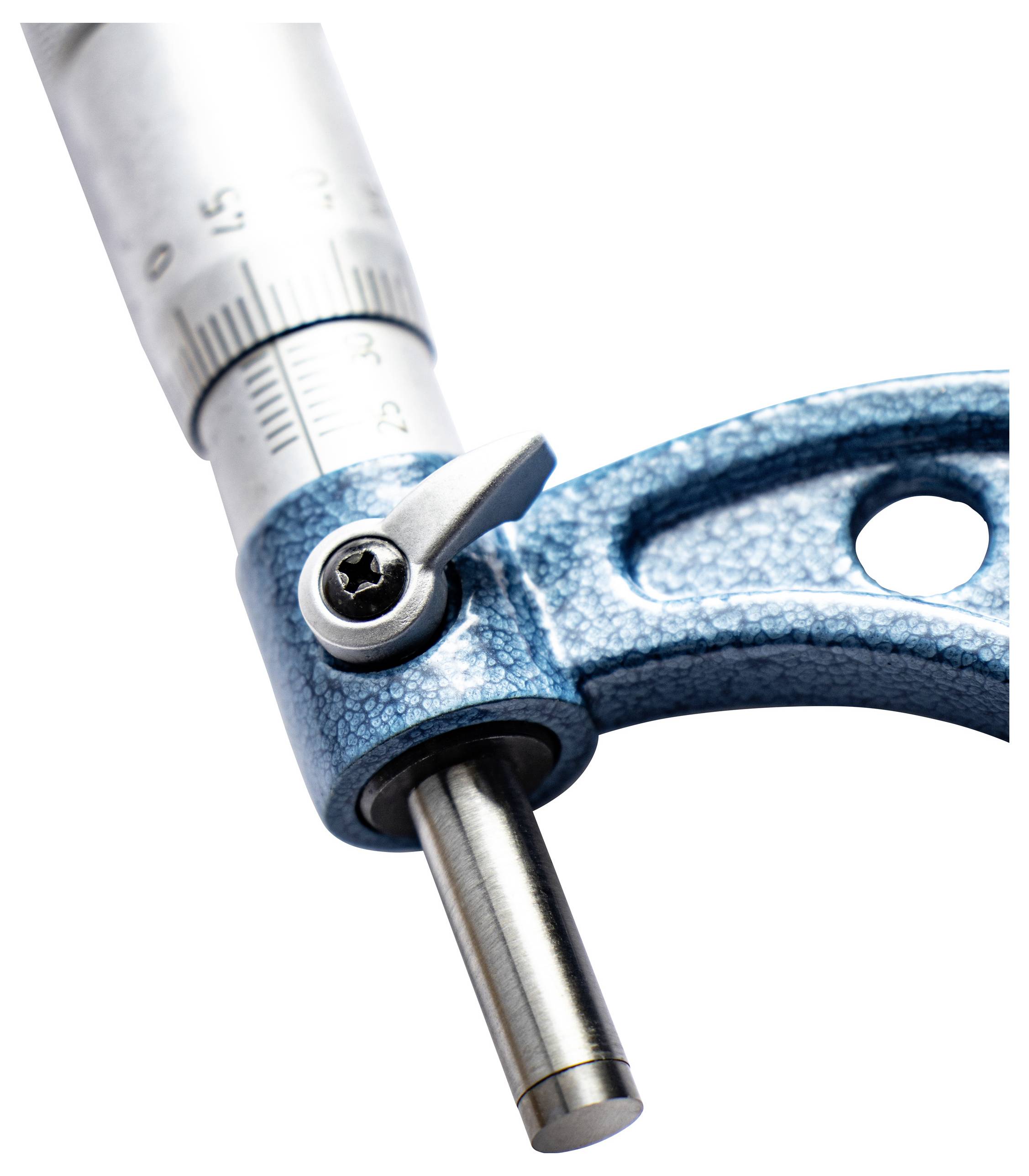 Dasqua 4111-8206 Bügelmessschrauben-Set mit Kontrollmaß 0 - 75mm DIN 863