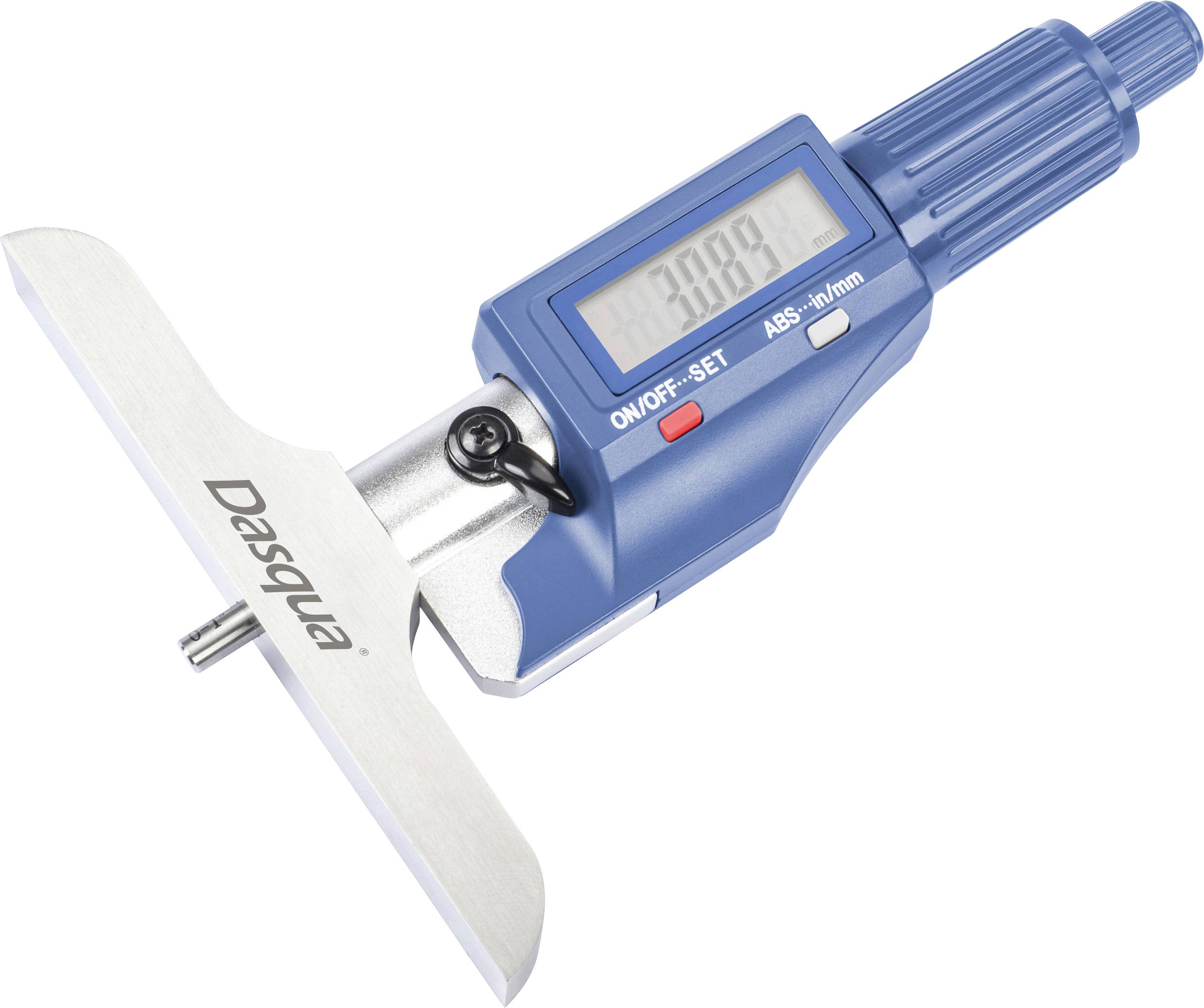 Dasqua 4710-2205 Digitales Tiefenmikrometer mit digitaler Anzeige 0 - 150mm DIN 863