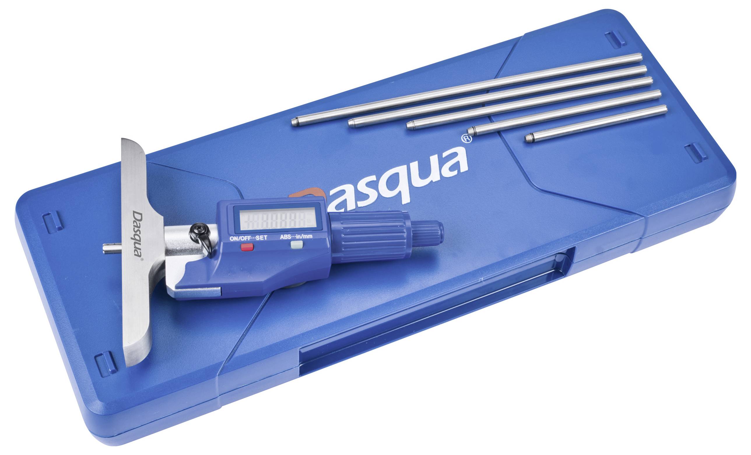 Dasqua 4710-2205 Digitales Tiefenmikrometer mit digitaler Anzeige 0 - 150mm DIN 863
