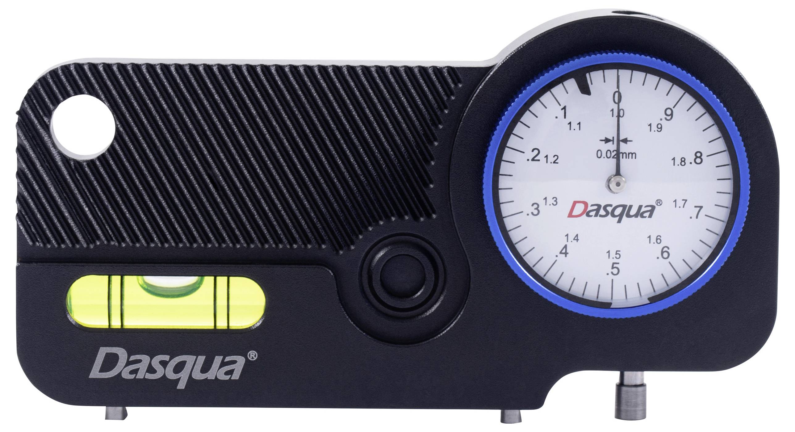 Dasqua 5841-3015 Einstelllehre mit Kontrollmaß, metrisch, mit Wasserwaage 2mm