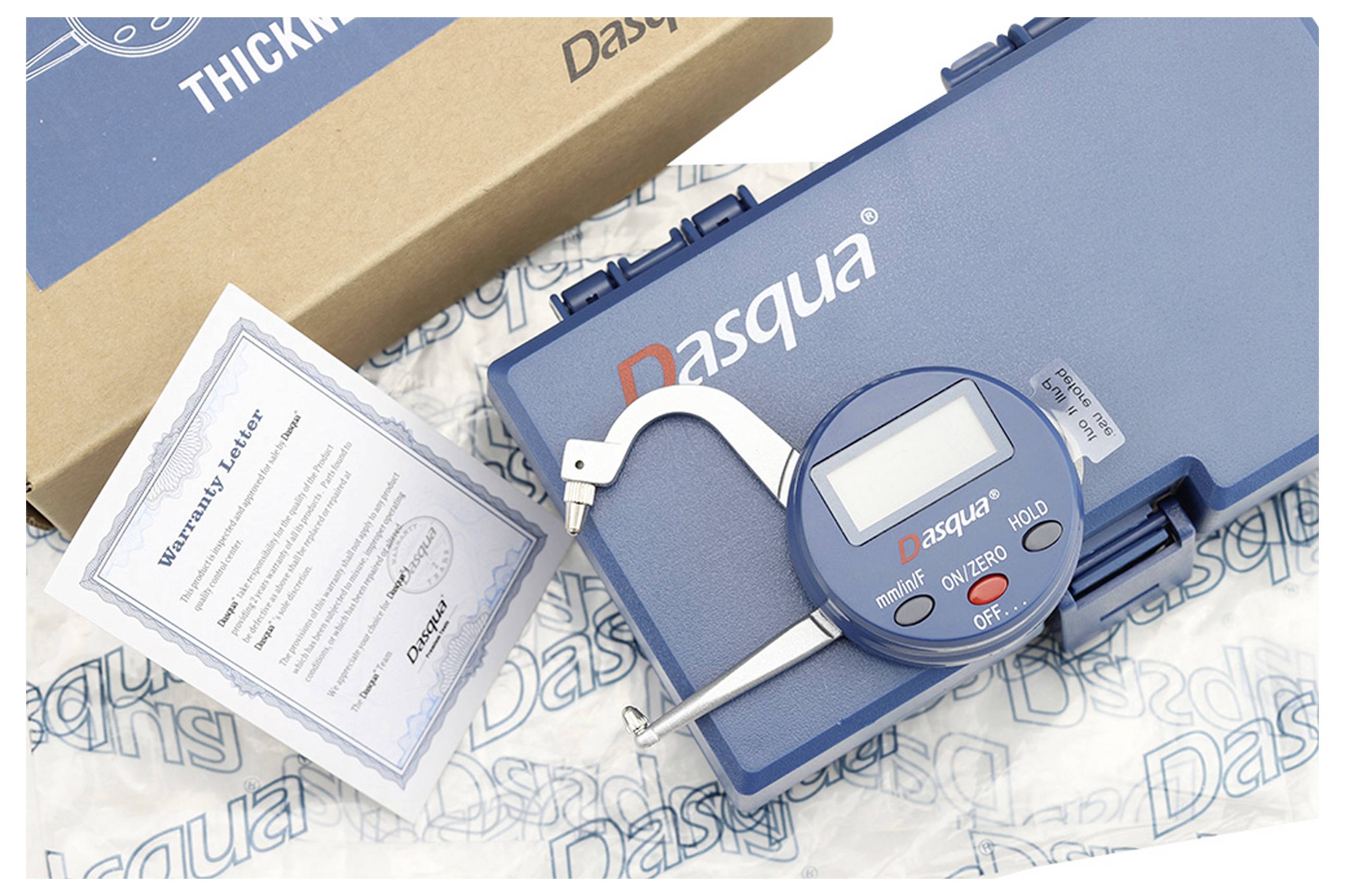 Dasqua 2140-8105 Digitales Dickenmessgerät mit digitaler Anzeige 25 mm