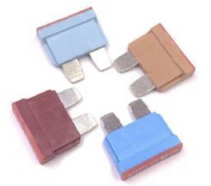 ESKA UL340.026-58V-CU Kfz Standard Flachsicherung 7.5A Braun