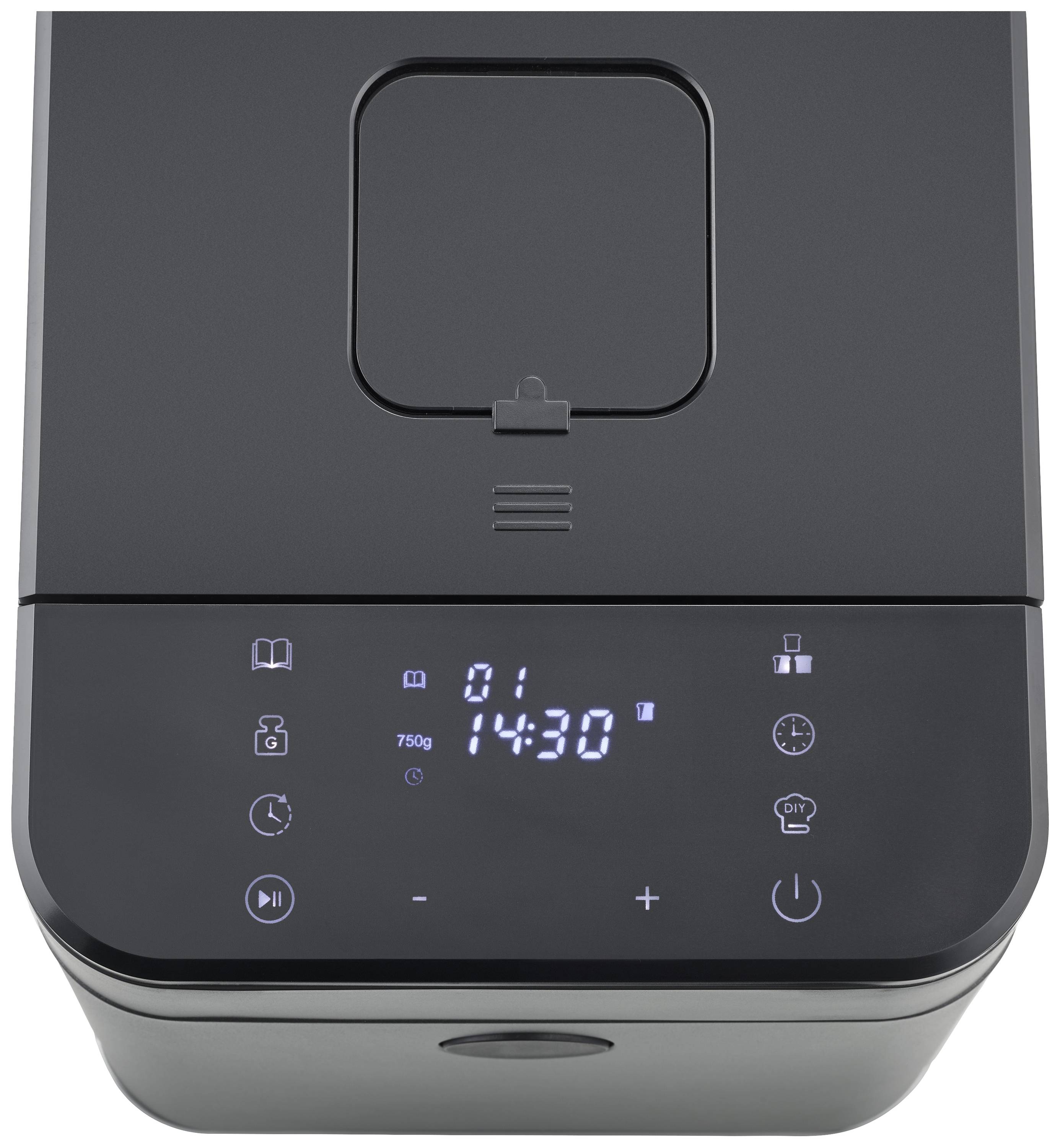 Graef BA806EU Brotbackautomat Antihaftbeschichtung, Timerfunktion 750g Eisenglimmer (seidenmatt), Grau