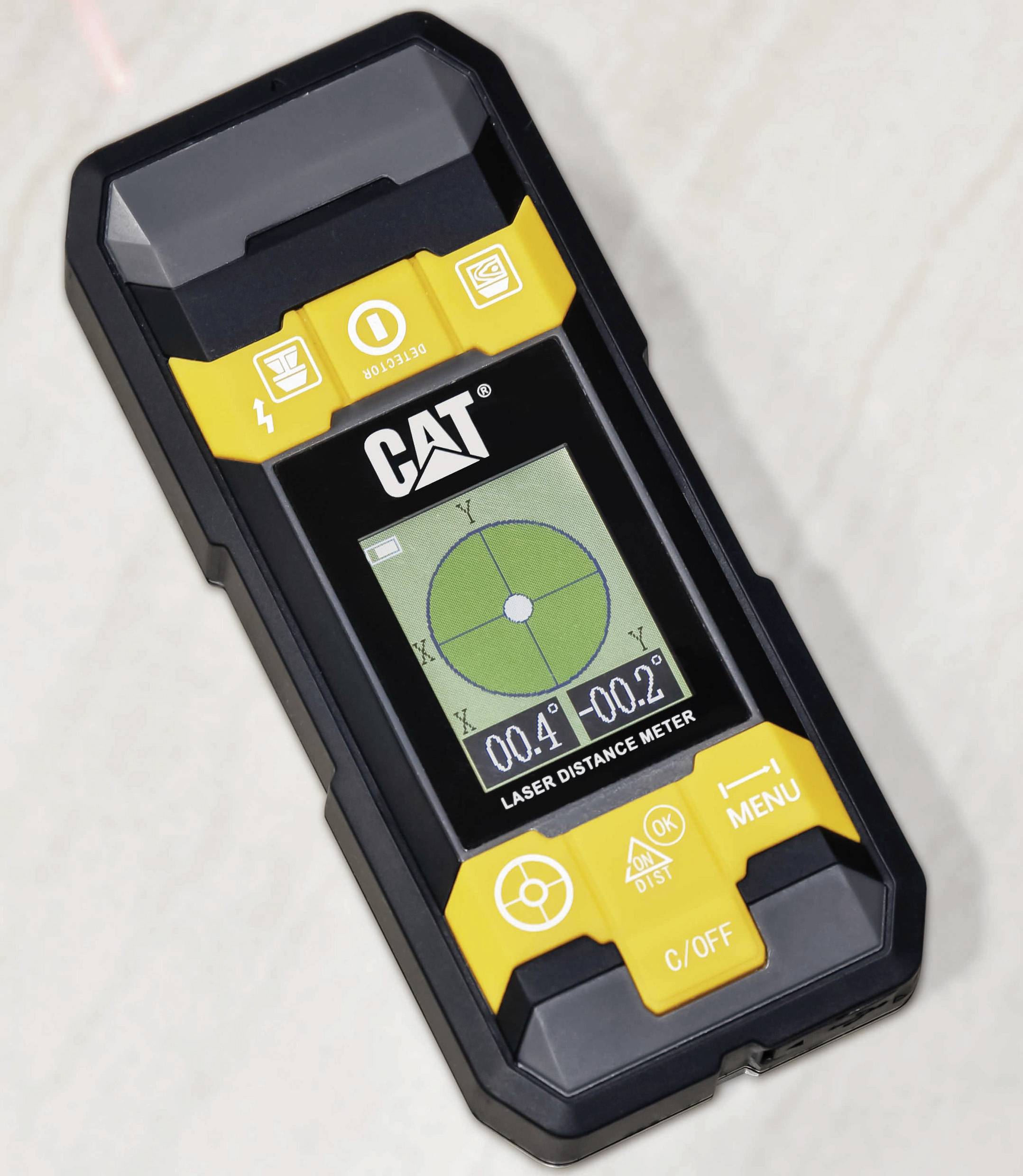 CAT 4in1 Laser-Entfernungsmesser inkl. Kreuzlinienlaser 40m