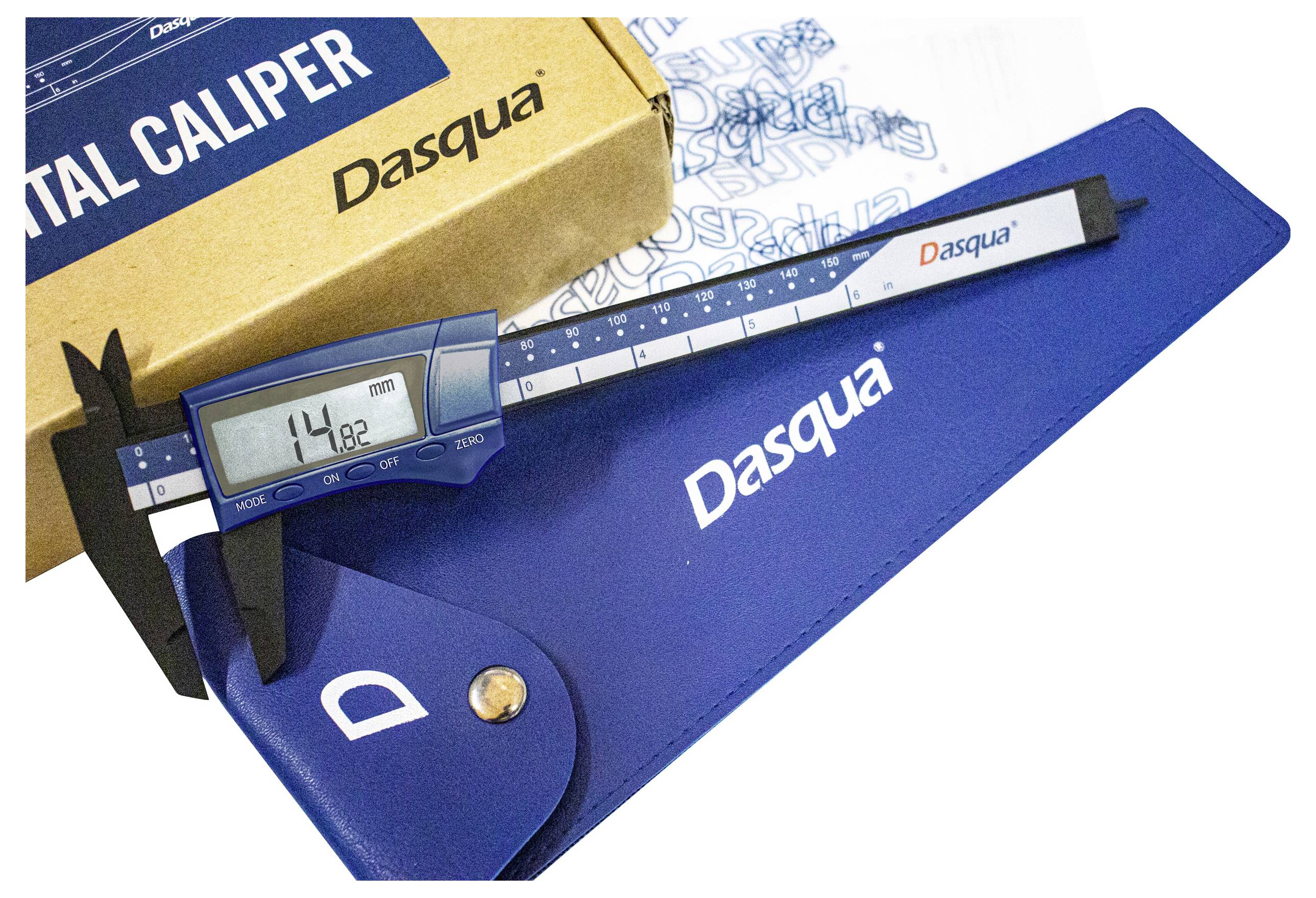 Dasqua DIN EN 862 2035-0005 Digitaler Messschieber 150mm