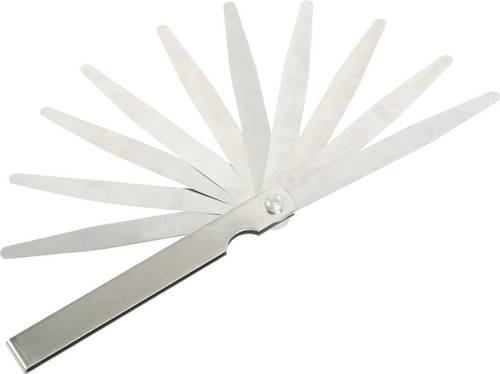 Dasqua 1817-0100 Fühlerlehre 0.02 - 1.00 mm Anzahl Blätter: 17 DIN 2275