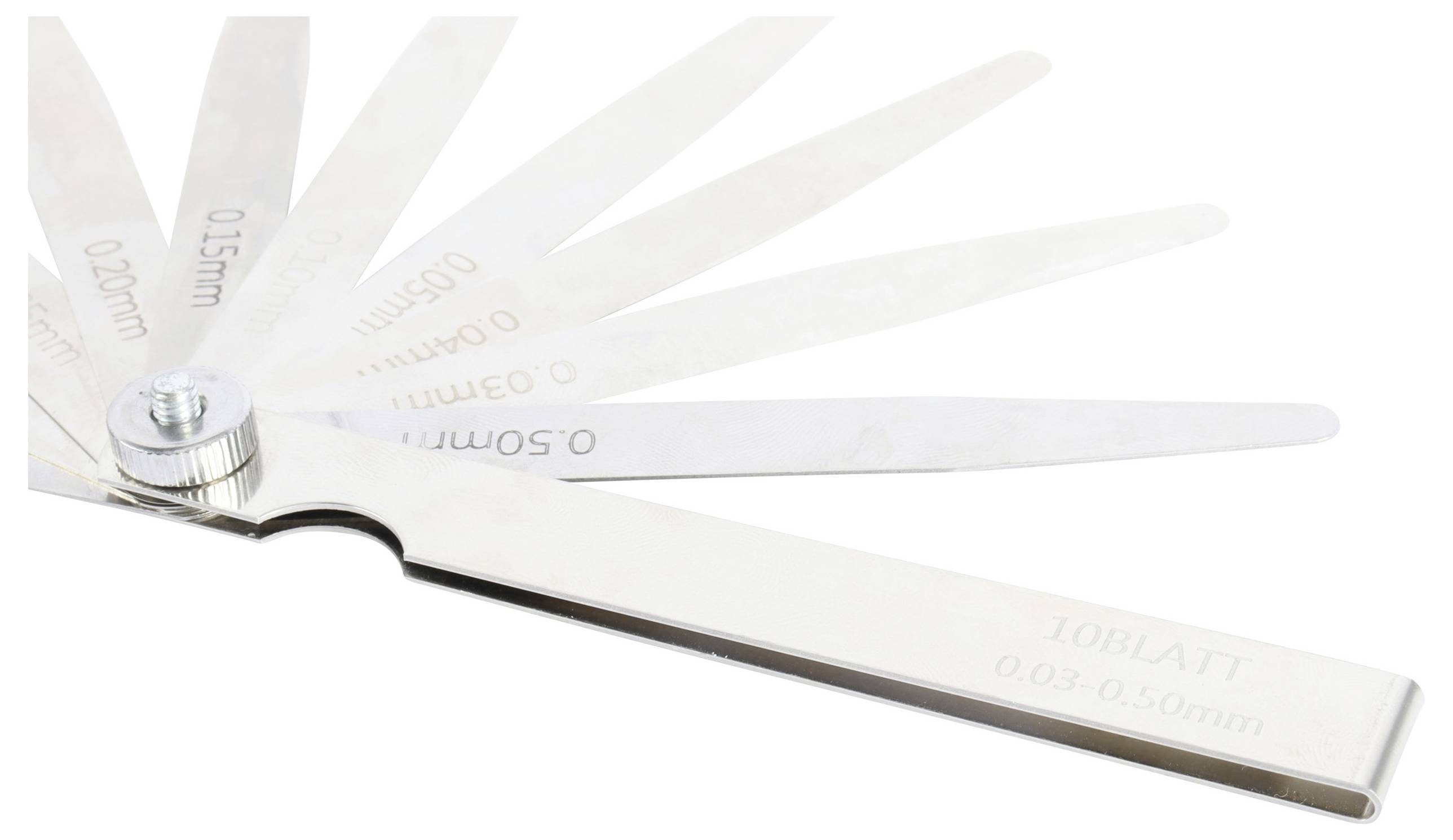 Dasqua 1820-0300 Fühlerlehre 0.05 - 1.00mm Anzahl Blätter: 20 DIN 2275