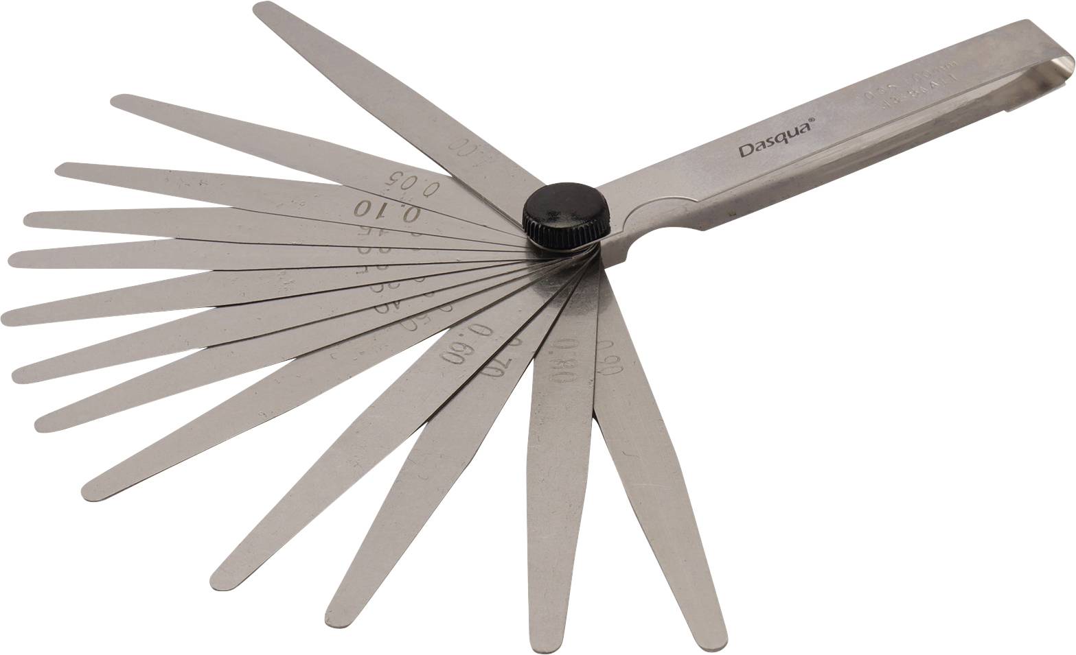 Dasqua 1820-0100 Fühlerlehre 0.05 - 1.00mm Anzahl Blätter: 20 DIN 2275