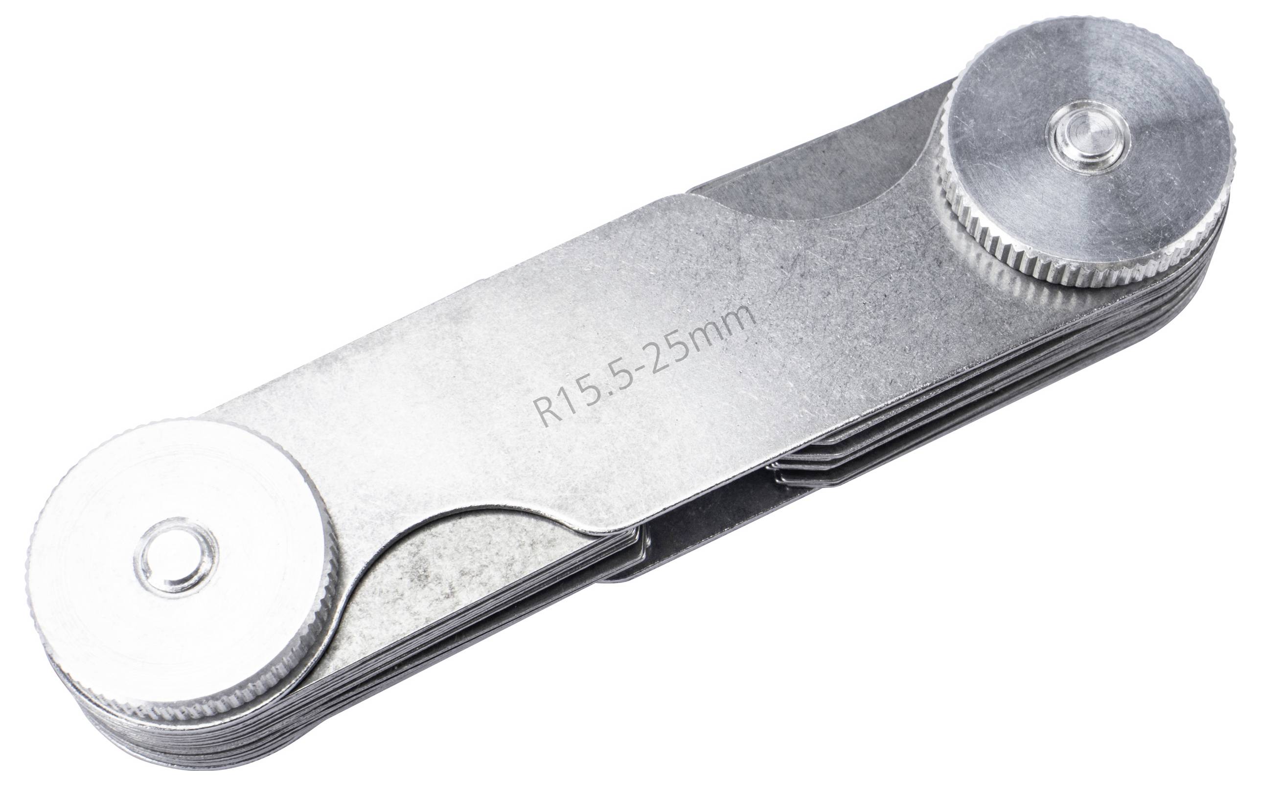 Dasqua 1351-0005 Radiuslehre metrisch 1.0 - 7.0mm