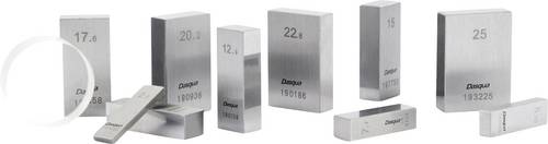 Dasqua 6111-1247 Endmaßsatz aus Stahl 0.01 - 100 mm Anzahl Blätter: 47 DIN 861