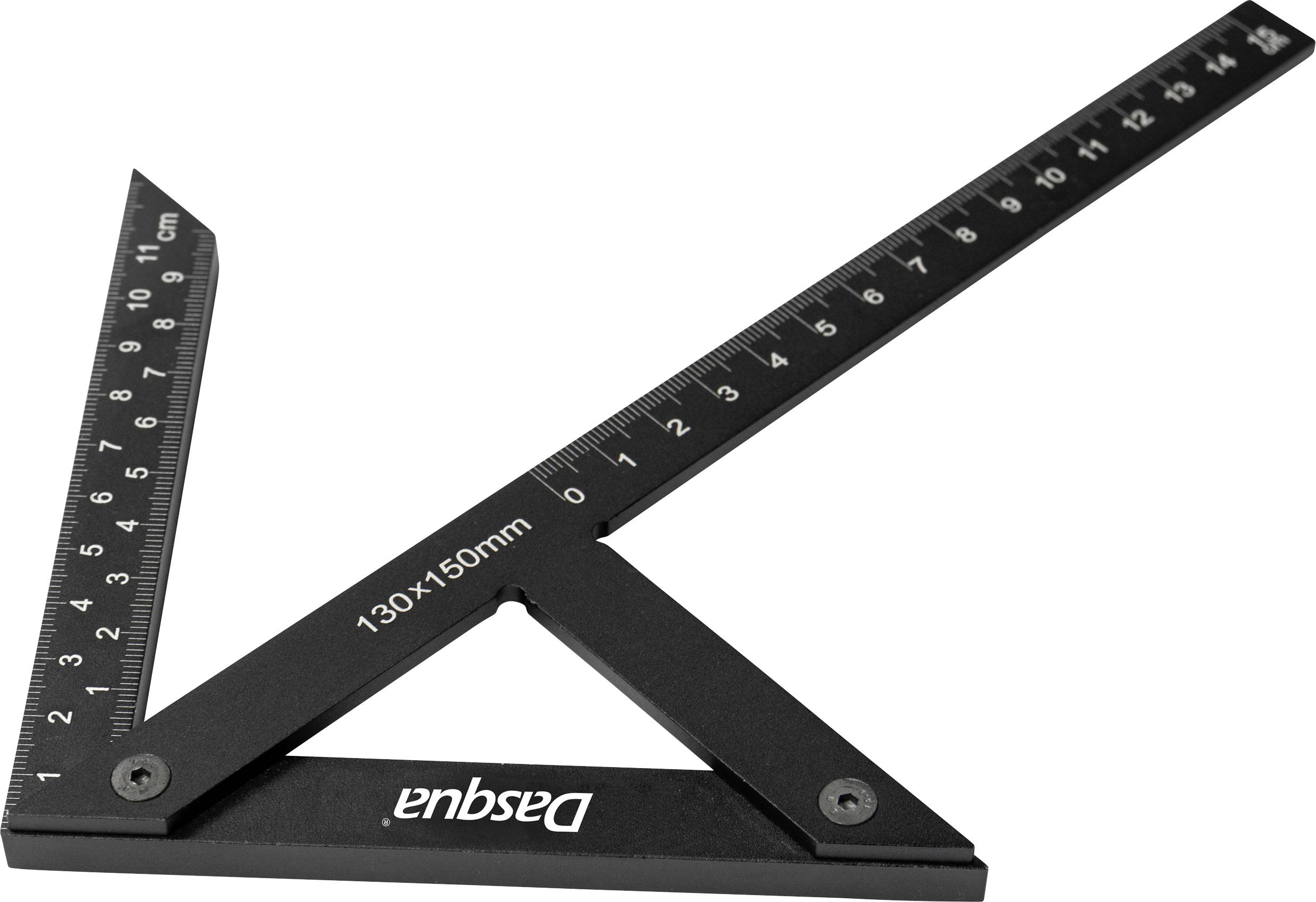 Dasqua 1804-0110 Präzisions-Mittelquadrat 90°