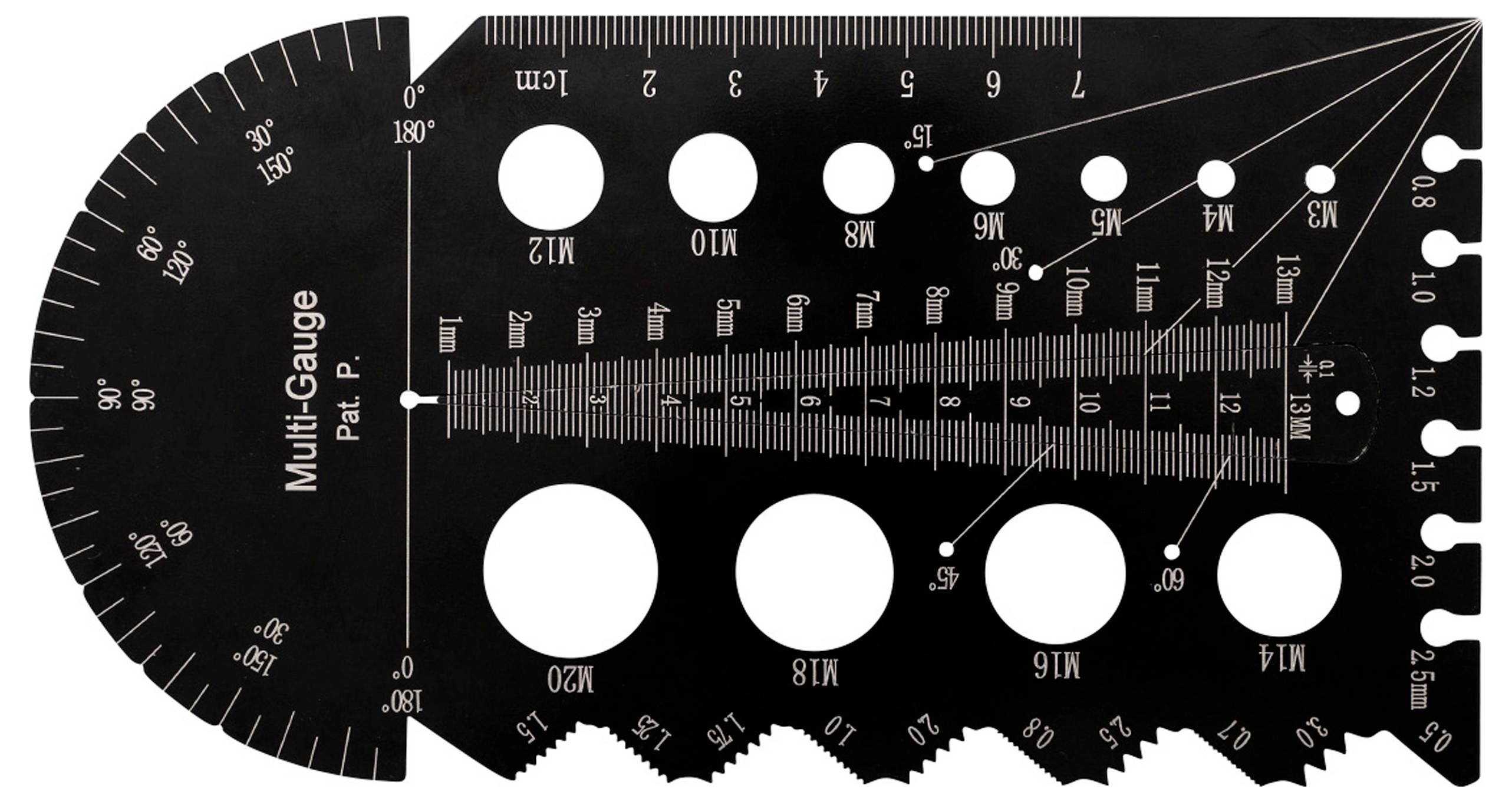 Dasqua 1804-1405 Messwerkzeug-Set 5teilig