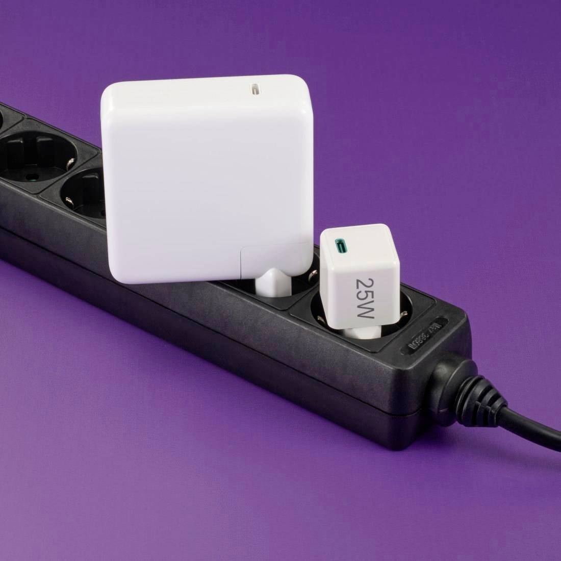 Hama 00201981 USB Ladegerät 25W 1x USB-C® USB PD Weiß Innenbereich USB Power Delivery (USB-PD)