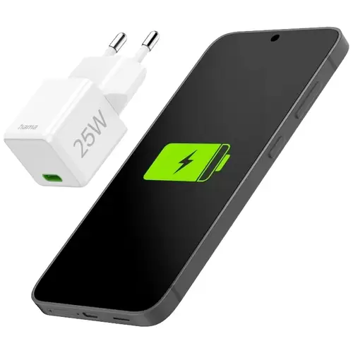 Hama 00201981 USB Ladegerät 25W 1x USB-C® USB PD Weiß Innenbereich USB Power Delivery (USB-PD) Hama 00201981 USB Ladegerät 25W 1x USB-C® USB PD Weiß Innenbereich USB Power Delivery (USB-PD)