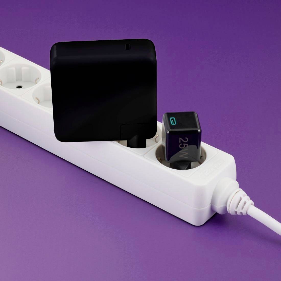 Hama 00201985 USB Ladegerät 25W 1x USB-C® USB PD Schwarz Innenbereich USB Power Delivery (USB-PD)