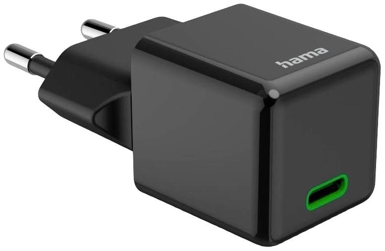 Hama 00201985 USB Ladegerät 25W 1x USB-C® USB PD Schwarz Innenbereich USB Power Delivery (USB-PD)