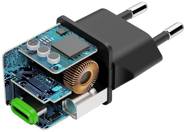 Hama 00201985 USB Ladegerät 25 W 1x USB-C® USB PD Schwarz Innenbereich USB Power Delivery (USB-PD)