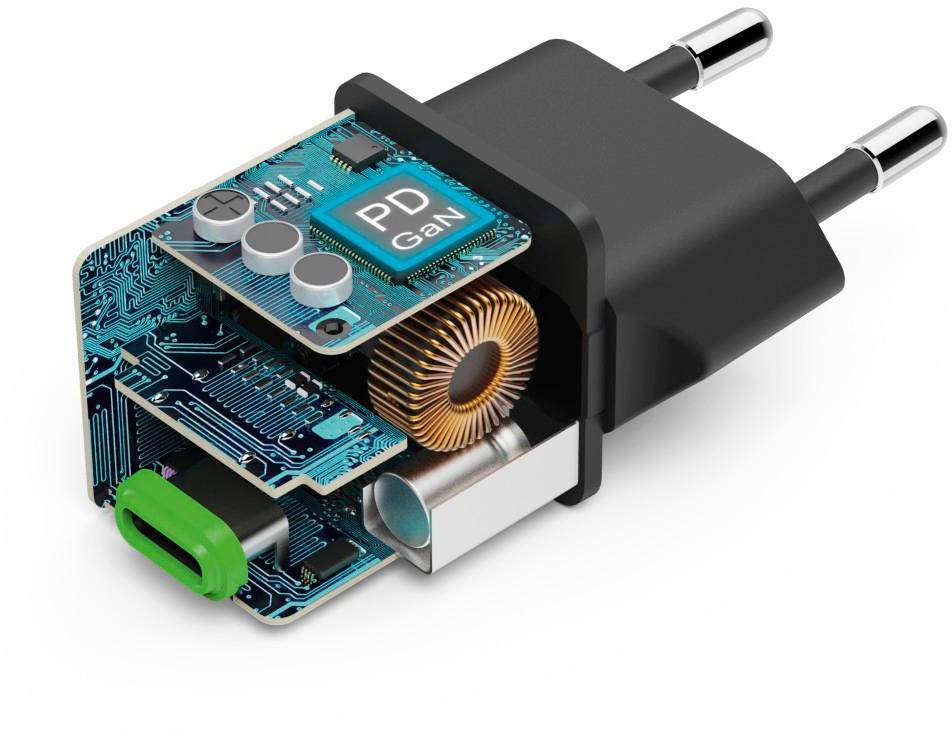 Hama 00201986 USB Ladegerät 30 W 1x USB-C® USB PD Schwarz Innenbereich USB Power Delivery (USB-PD)