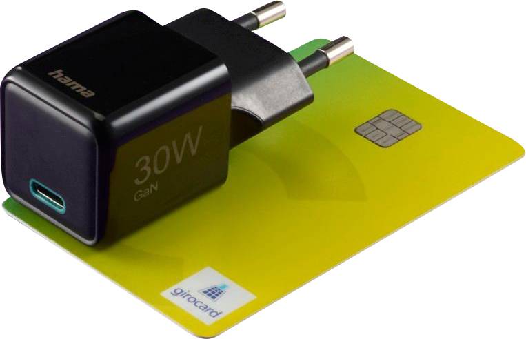 Hama 00201986 USB Ladegerät 30 W 1x USB-C® USB PD Schwarz Innenbereich USB Power Delivery (USB-PD)