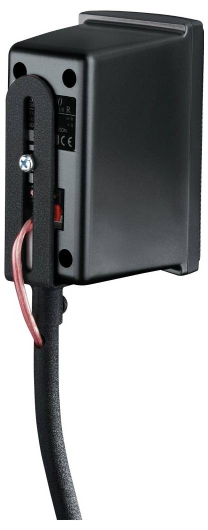 Hama 00220882 Lautsprecher-Ständer Höhenverstellbar Schwarz 1St.