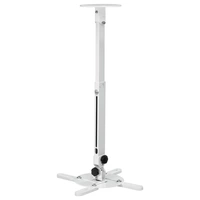Hama 00220880 Beamer-Deckenhalterung Höhenverstellbar Boden-/Deckenabstand (max.): 635mm Weiß Hama 00220880 Beamer-Deckenhalterung Höhenverstellbar Boden-/Deckenabstand (max.): 635mm Weiß