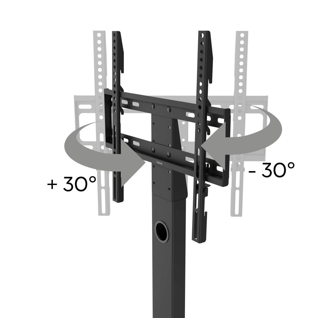 Hama 00220868 TV-Wandhalterung Schwenkbar 81,3cm (32") - 165,1cm (65") Höhenverstellbar