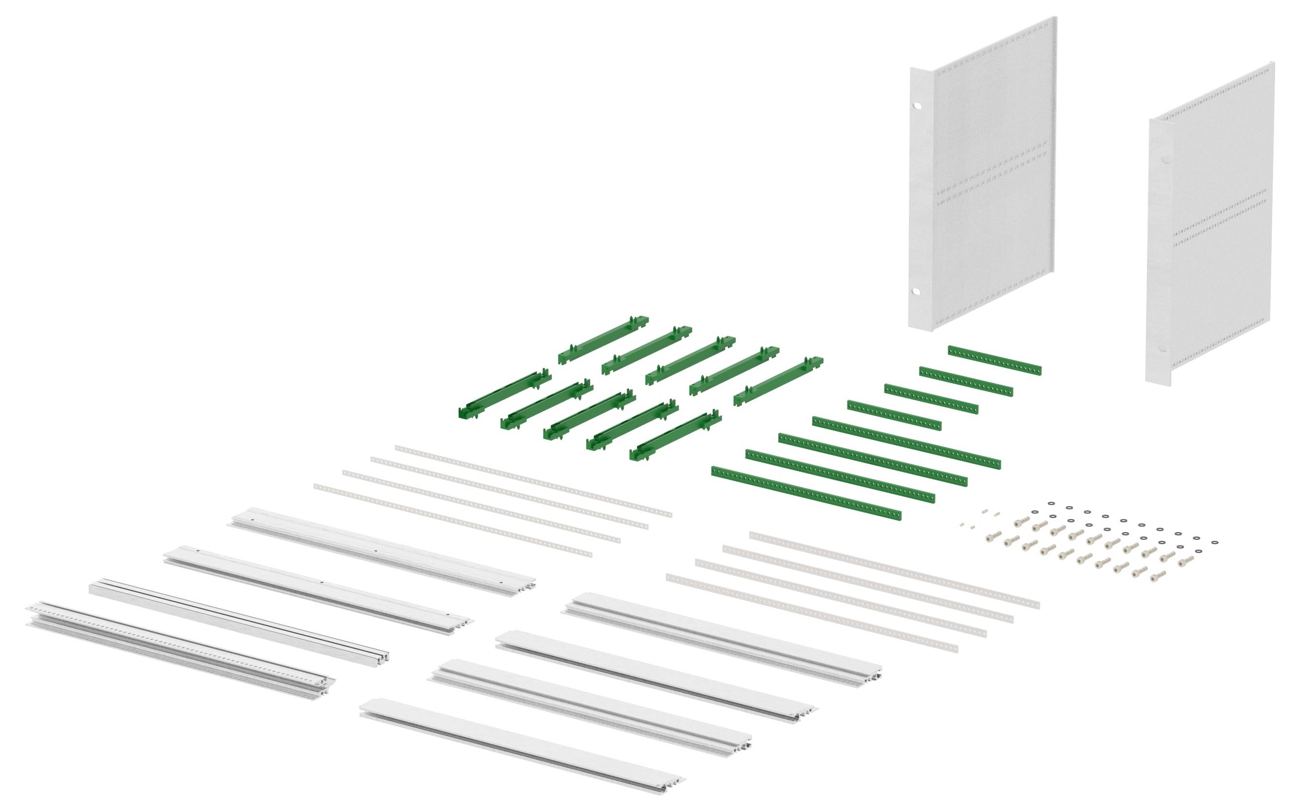 Bopla BGT 22660.Pi 19 Zoll Baugruppenträger 376 x 266 x 218 Aluminium 1St.